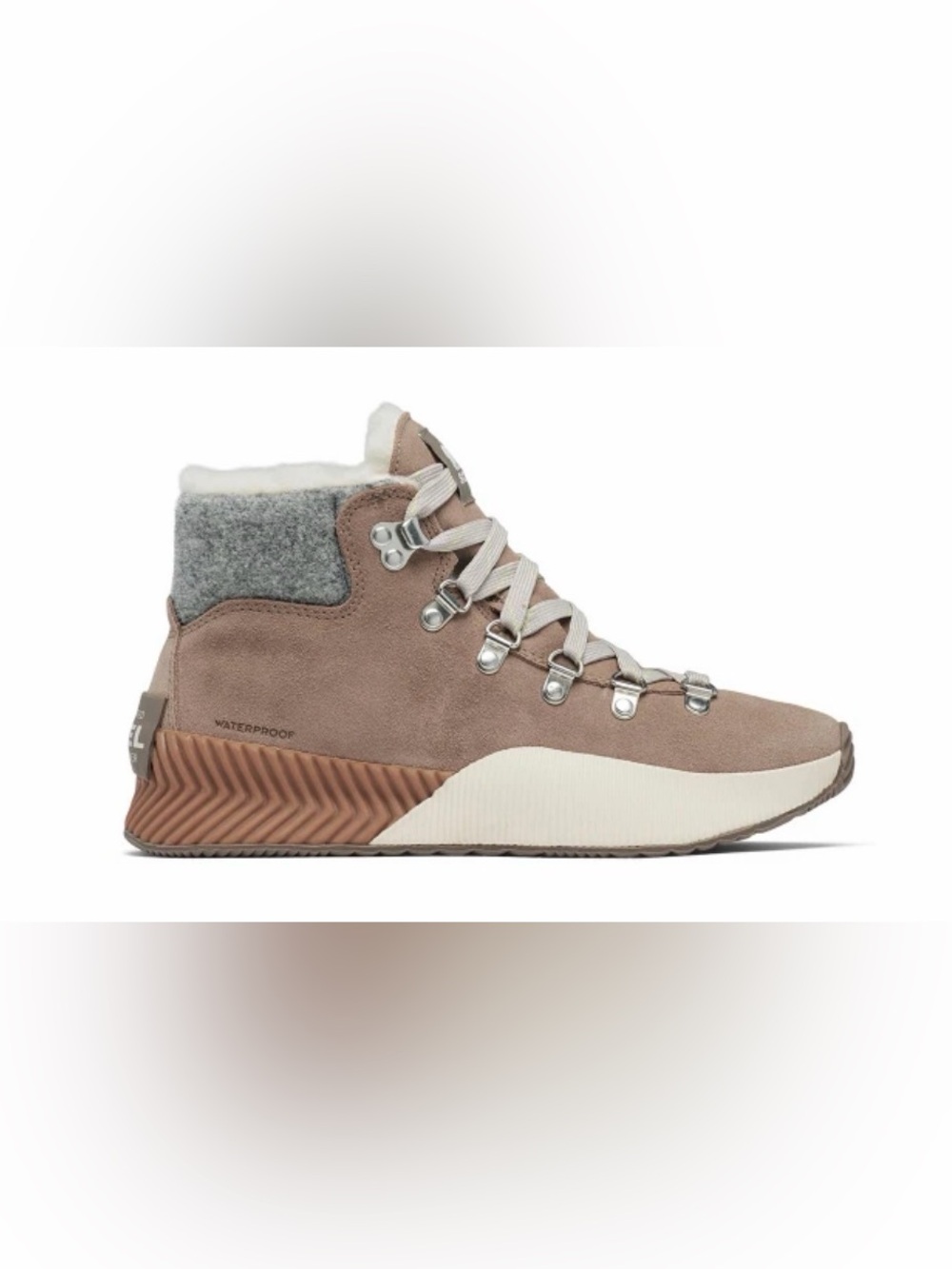 Sorel Out N About III Conquest Waterproof Boot Taupe Tan Size 9 Suede Hiking